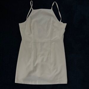 High neck bachelorette White Spaghetti Strap Dress Nordstrom